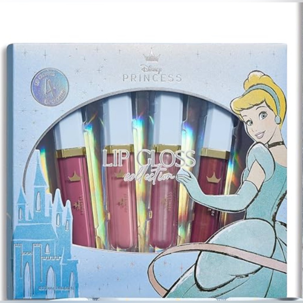 Disney Princess Lip Gloss Collection - Pink and Blue